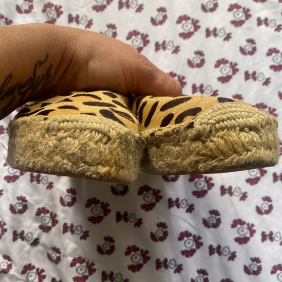 Soludos Original Leopard Espadrille Flat Shoes Size 9 - Picture 10 of 10